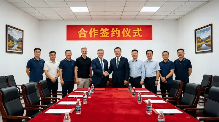 Signing Ceremony with Key Clients
